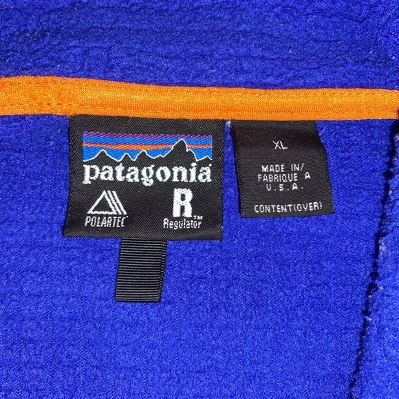 VINTAGE PATAGONIA zip up fleece, polertec, warm everyday jacket - Picture 6 of 11
